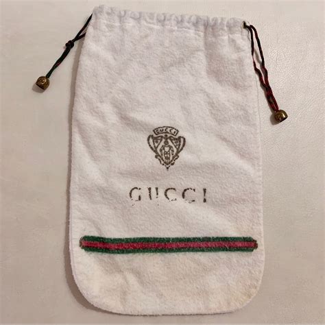 gucci dust bag 12 x 17|vintage Gucci dust bag.